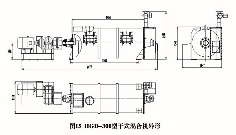 HGD型系列干式混合機(jī)(圖2)